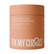 Mascarilla Hidratante Fix My Curls | Para Cabello Seco, Dañado y Tratado Químicamente | 8 Aceites, Manteca de Karité