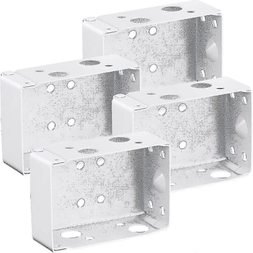 White brackets for blinds 2 inch low profile mounting