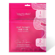 Mascarilla Capilar de Calor Make Mee Bold & Gorro Autocalentable para Cabello Seco y Dañado