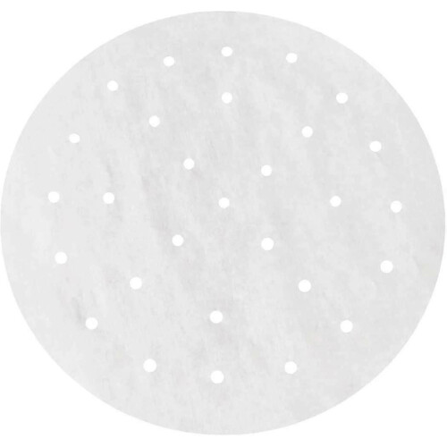 Bamboo steamer sheets for dumplings - 100pcs 9 inch perforated