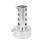 Exhaust insert for motorcycle 48mm x 80mm silver DB baffle 1