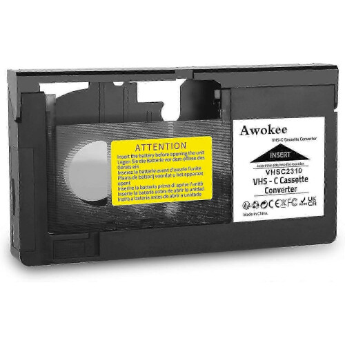 VHS-C videoadapter voor videorecorder - speel Super VHS-C tapes af