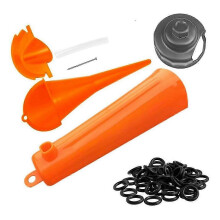 Embudo de aceite para cárter primario de Harley en kit de cambio