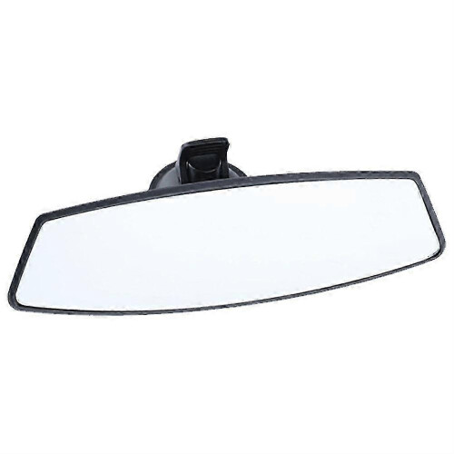 Shatterproof side mirror for vehicles with wide-angle design