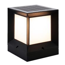Luce per Cancello Moderna un LED per Esterni Impermeabile un Colonna Quadrata con Aspetto Lucido LED per Recinzione Solare con Luce per Balconi