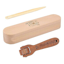 Herramientas para planchar costuras en acolchado - Juego de 3 rodillos de madera de haya