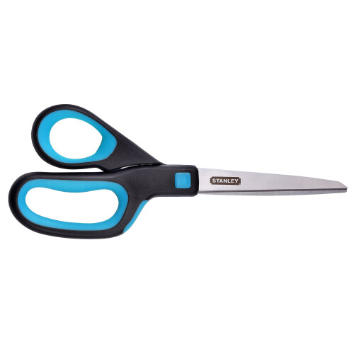 STANLEY Ciseaux ergonomiques Stanley 8 pouces (SCI8EST-TEAL), Teal/Noir