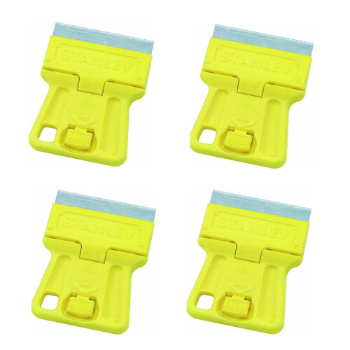 STANLEY Stanley 28-100 1-3/16" High Visibility Mini Razor blade scraper (4 Pack)
