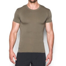 Under Armour Herr Tactical HeatGear Kompression Kortärmad T-Shirt XXL Brun