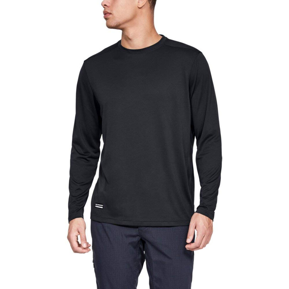 Under Armour Men's Tactical Ua Tech Long Sleeve T-Shirt Lg Navy