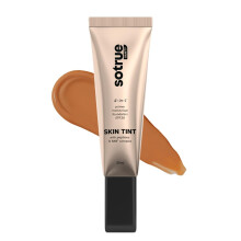 Sotrue 4-i-1 Hudton med SPF 30, Lätt Täckning, Dewy Finish, Hydrerande & Primer Formel