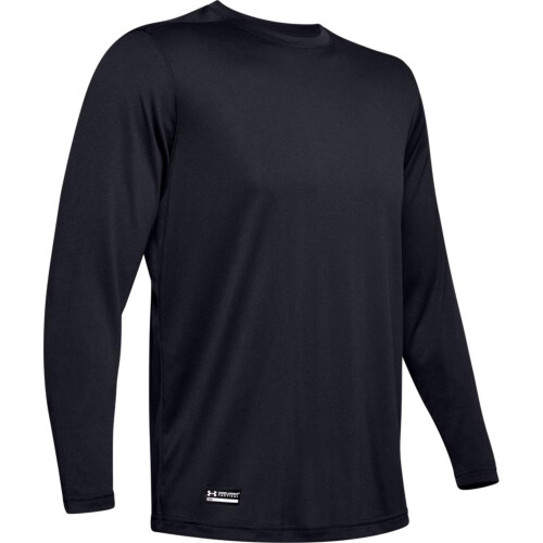 Under Armour Camicia a maniche lunghe Tactical Tech Under Armour per uomo, Nera (001), XX-Large