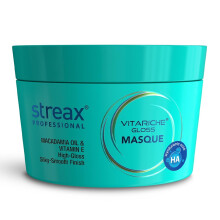 Streax Professional Vitariche Gloss Hårmask Med Hyaluronsyra-200G, Djupt Balsam För Torrt & Skadat Hår