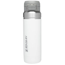 Stanley Quick Flip GO Water Bottle 36 OZ | Push Button Lid | Leakproof & Packable for Travel & Sports | Insulated Stainless Steel | BPA-Free | Polar