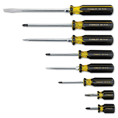 STANLEY Stanley 66-158 8-Piece 100 Plus Screwdriver Set