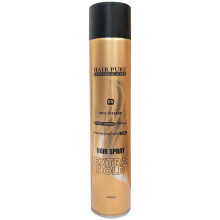 Hair Pure Extra Håll Spray | Snabbtorkande | Långvarig Håll | Ingen Flagnande | Naturlig Glans | Icke-Kladdig