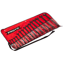 Proto - 15Piece Black Oxide Metric Combination ASD Wrench Set - 12 Pt. (J1200F-MBASD)