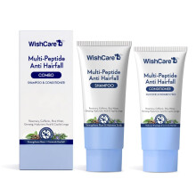 Combo de Champú y Acondicionador Anti Caída Wishcare Multi Peptide para Hombres y Mujeres