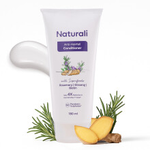 Acondicionador Naturali Anti-Caída Con Romero, Ginseng Coreano & Biotina | Reducción 4X Caída Desde El Primer Uso | Promueve Crecimiento