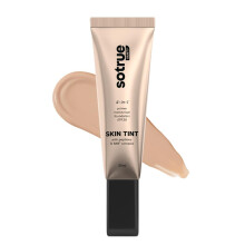 Sotrue 4-i-1 Hudton Med SPF 30, Lätt Täckning, Dewy Finish, Fuktgivande Formel Med Kollagenpeptid