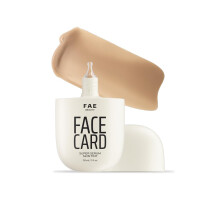 Fae Beauty Face Card Skin Tint SPF 15 Serum Foundation | Byggbar, Lätt Till Medium Täckning | 2-i-1 Makeup + Hudvård