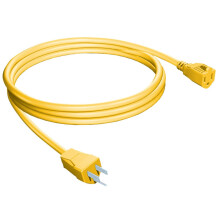 Stanley 33157 Grounded Outdoor Extension Power Cord, 15-Feet, Yellow