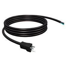 Stanley 31939 Grounded 3-Wire - 9ft. Replacement Cord 15 AMP,Black