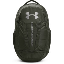 Under Armour Unisex-Adult Hustle 5.0 Backpack , Baroque Green (312)/Black , One Size Fits All