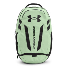Under Armour Unisex-Adult Hustle 5.0 Backpack , Aqua Foam (335)/Jet Gray , One Size Fits All