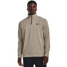 SweaterFleece Under Armour homme Zip Quart, (200) Highland Buff / Noir, X-Large