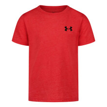 T-shirt à manches courtes Under Armour pour garçons, léger et respirant, coupe décontractée, rouge, 2T