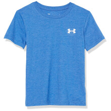 Under Armour T-Shirt Garçon à Manches Courtes Elite, Léger & Respirant, Coupe Relaxée, Ultra Blue, 4