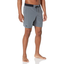 Under Armour Komfort Bund Notch Shorts K, SP22 Pitch Grau-2, SM
