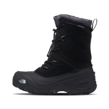 The North Face Teen Alpenglow V Waterproof Boot | Isolerende Thermafelt Voering voor -25F, TNF Zwart/Vanadis Grijs, 5