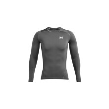 Under Armour Herren Armour HeatGear Kompressions Longsleeve Shirt, (025) Castlerock / Weiß, 4X-L