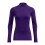 Under Armour Under Armour Dames Authentics Mock Neck T-Shirt, (501) Paars / Wit, Groot 1