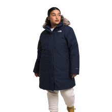 The North Face Parka Mujer Arctic - Chaqueta Impermeable, Aislante de Plumas Recicladas, Capucha Ajustable, Summit Navy, Mediana