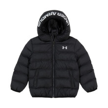 Under Armour Jungs Pronto Pufferjacke, Mid-Weight Steppjacke, Wind- & Wasserabweisend, Schwarz - Core