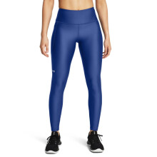 Under Armour Damen HeatGear Armour Hohe No-Slip Bund Leggings mit Taschen, (432) Tech Blau / Weiß, XX-Large Kurz