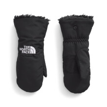 The North Face Boys' Shasta Mitt - Touchscreen Compatible, Water Repellent, Moisture Wicking, Wind Resistant, Fleece Lining, TNF Black, Medium