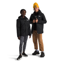 Chaqueta Triclimate 3 en 1 North Face Teen | Impermeable, Costuras Selladas, Capucha, Capa Interior Reversible, Negro TNF, Mediana