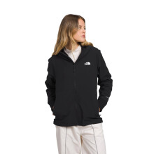 The North Face Women's Shelbe Raschel Fleece Hooded Jacket (Standard & Plus Size) - Wind & Water Resistant, Fleece Lining, TNF Black-NPF, Medium