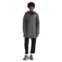 Parka Aislante para Mujer The North Face - Chaqueta de Invierno, Acabado Repelente al Agua, Bolsillos Con Cremallera, Perla Ahumada, X-Small
