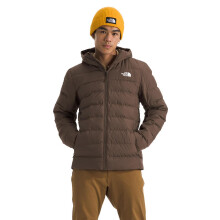 The North Face Men's Aconcagua 3 Hooded Jacket - Insulated Winter Coat, Wind & Water Resistant, Durable Attached Hood, Smokey Brown, Large