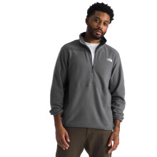 The North Face Heren Glacier Fleece 1/2 Zip, Smoked Pearl, Large