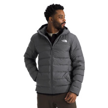 The North Face Herren Aconcagua 3 Kapuzenjacke - Winterjacke, wind- & wasserabweisend, Smoked Pearl, M