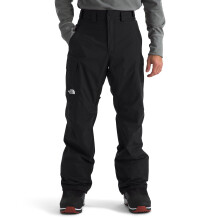 The North Face Men's Freedom Pant - Waterproof, Non-Insulated Snow Pants for Ski & Snowboard, Cargo Pockets, Ankle Gaiters, TNF Black-NPF, X-Large Lon