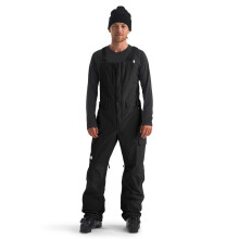 The North Face Men's Freedom Bib - Waterproof Ski & Snowboard Overalls, Non-Insulated, Adjustable Suspenders, Mesh Venting, TNF Black-NPF, Small Regul