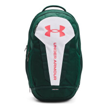 Under Armour Unisex-Adult Hustle 5.0 Backpack , (330) Intensity / White / Blitz Red , One Size Fits All