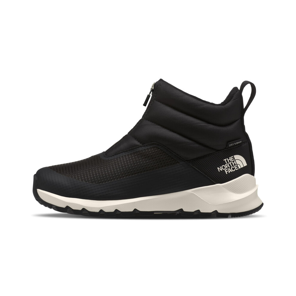 The North Face Women's Thermoball Progressive Zip Up Ii Snow Boot | Insulated & Waterproof, Rubber Outsole, Tnf Black/Gardenia White, 8